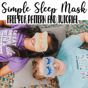 Free Sleep Mask Pdf Pattern and tutorial easy sleep mask free sewing pattern and tutorial