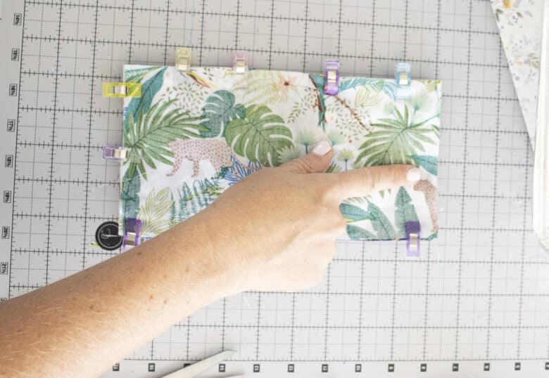 sew leaving one short edge open
