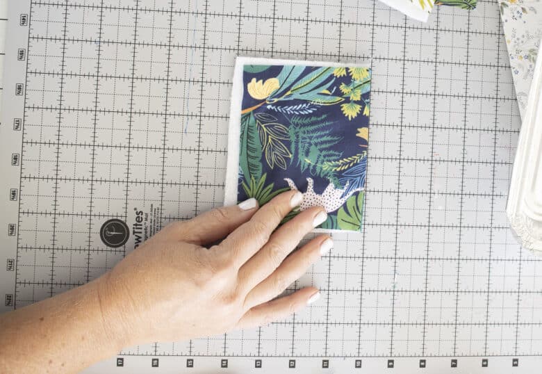 folder over and sew