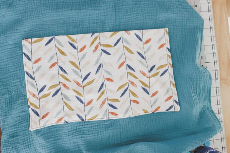 sew down on apron
