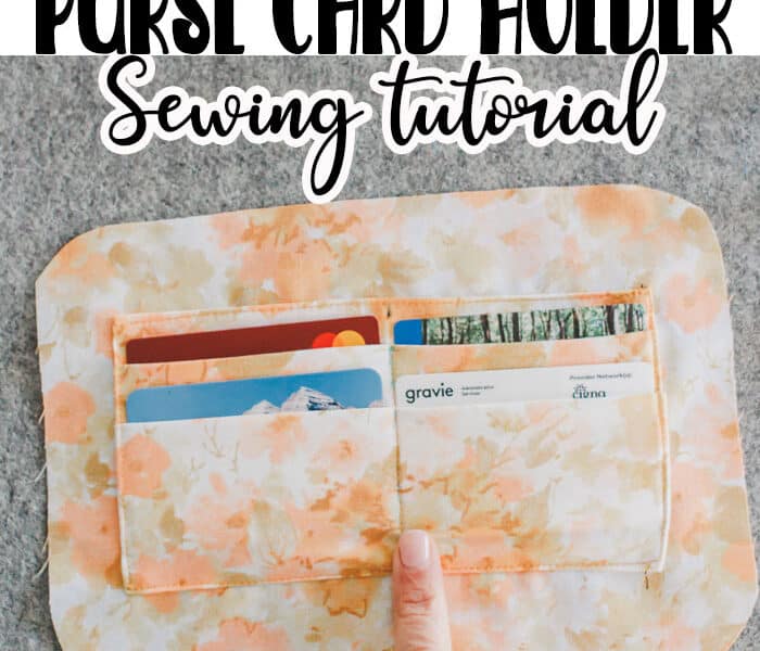 Learn how to sew a card holder for bagmaking. This card slot sewing tutorial is simple and works in any bag pattern. I added it to my favorite cross body bag for a built in wallet.