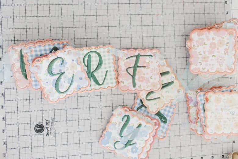 create each word