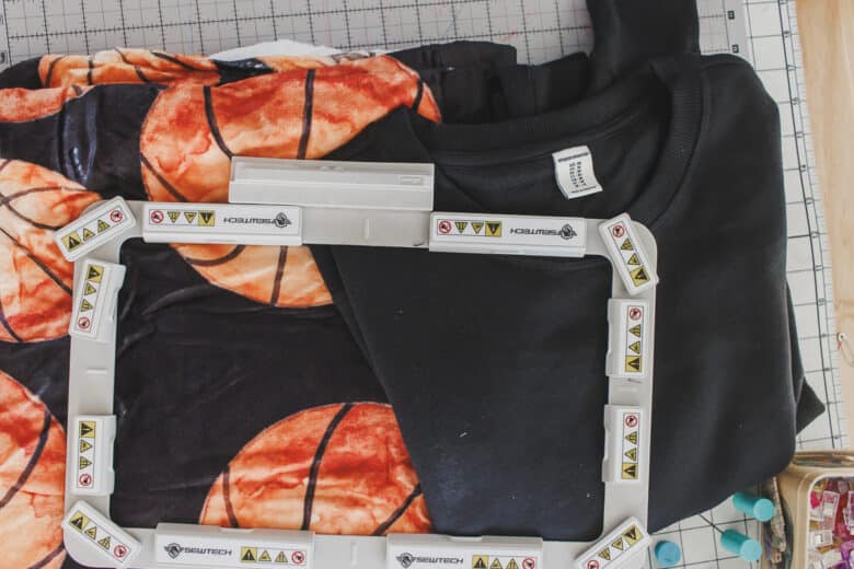 supplies for basketball sweatshirt