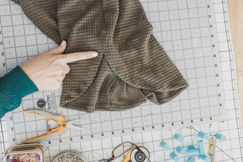 sewn side seams